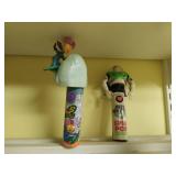 Collection of Spin Pop Candy Toys