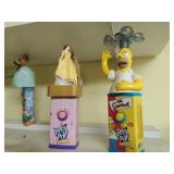 Collection of Spin Pop Candy Toys