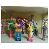 Collection of Spin Pop Candy Toys