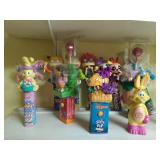 Collection of Spin Pop Candy Toys