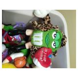 Large Bin Full of M&M Plushies