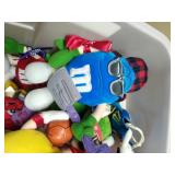 Large Bin Full of M&M Plushies