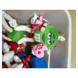 Large Bin Full of M&M Plushies