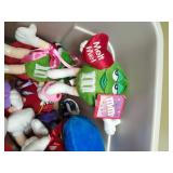 Large Bin Full of M&M Plushies
