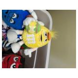 Large Bin Full of M&M Plushies