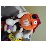 Large Bin Full of M&M Plushies