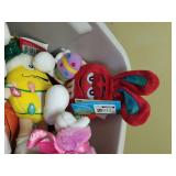 Large Bin Full of M&M Plushies