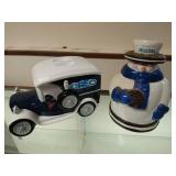Two Oreo Cookie Jars