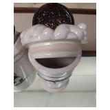 Two Oreo Cookie Jars