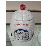 Two Coca-Cola Cookie Jars
