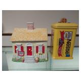 Two Nestle Toll House Cookie Jars