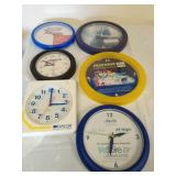 Six Prescription Promotional Clocks
