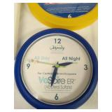 Six Prescription Promotional Clocks