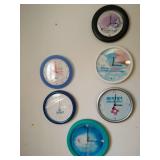 Six Prescription Promotional Clocks