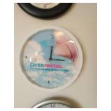 Six Prescription Promotional Clocks