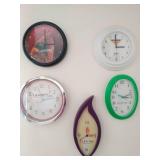 Five Prescription Promotional Clocks