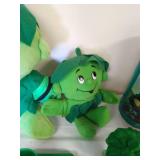 Large Collection of Green Giant Toys and Décor