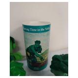Large Collection of Green Giant Toys and Décor