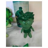 Large Collection of Green Giant Toys and Décor