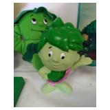 Large Collection of Green Giant Toys and Décor