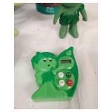 Large Collection of Green Giant Toys and Décor