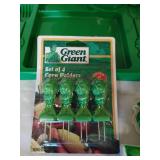 Large Collection of Green Giant Toys and Décor