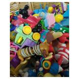 Basket Full of Wind Up Toys