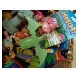Basket Full of Wind Up Toys