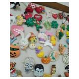 Large Collection of Holiday Pins