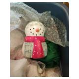 Two Bins Full of Holiday Salt and Pepper Shakers