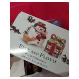Large Bin Full of Holiday Salt and Pepper Shakers