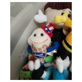 Large Bin Full of Promotional Plushies