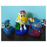 Three M&Ms Candy Dishes