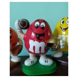 Three M&Ms Sports Candy Dishes