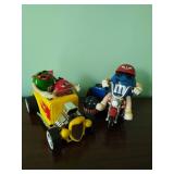 Two M&Ms Candy Dishes