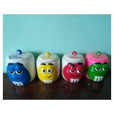 Set of Four M&Ms Canisters