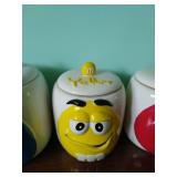 Set of Four M&Ms Canisters