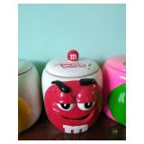 Set of Four M&Ms Canisters