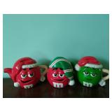 Two M&Ms Teapots and One Canister