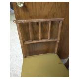 Chair, stool, and Coat rack