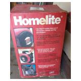 Homelite Zip Start Vac Attack and Gas can