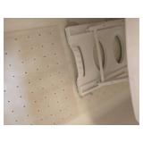 Electric Bath/Shower Chair, crutches, and grabber