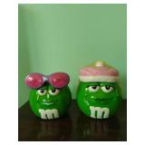 Set of 2 M&M Canisters