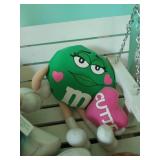 Collection of M&M Stuffed Toys and Swing