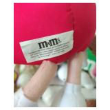 Collection of M&M Stuffed Toys and Swing