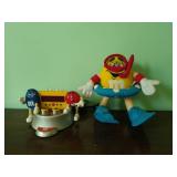 M&M Alarm Clock and Stuffed Toy