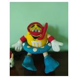 M&M Alarm Clock and Stuffed Toy