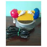 M&M Alarm Clock and Stuffed Toy