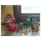 Collection of M&M Christmas Items