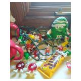 Collection of M&M Christmas Items